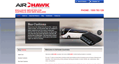 Desktop Screenshot of airhawk.com.au